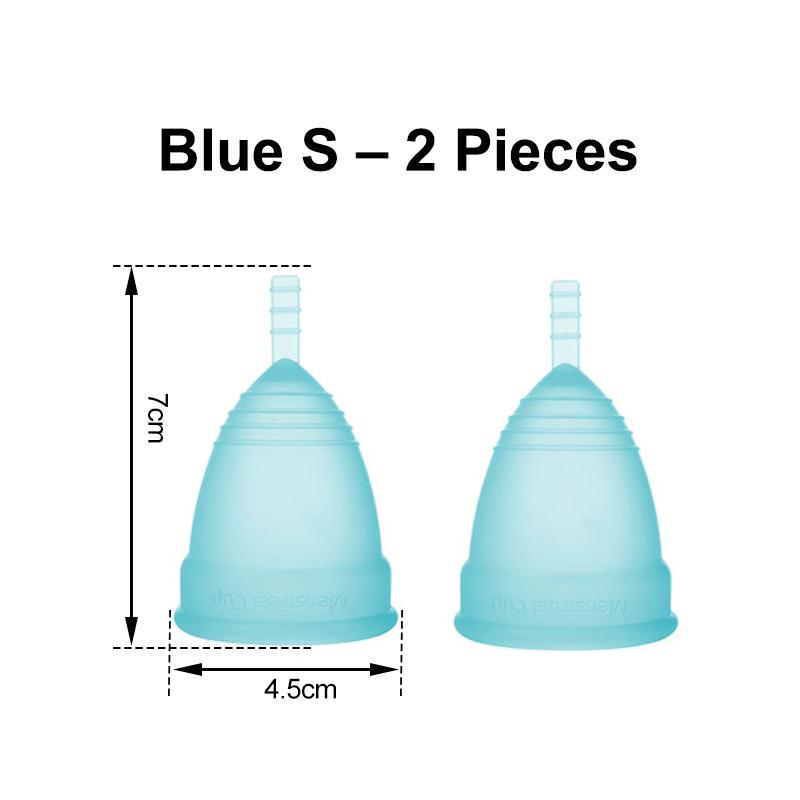 Medical Silicone Menstrual Cup – Leak-Free, Reusable Period Cup for Women, Up to 12 Hours Protection, Soft & Comfortable XS/S/L 4 Colors