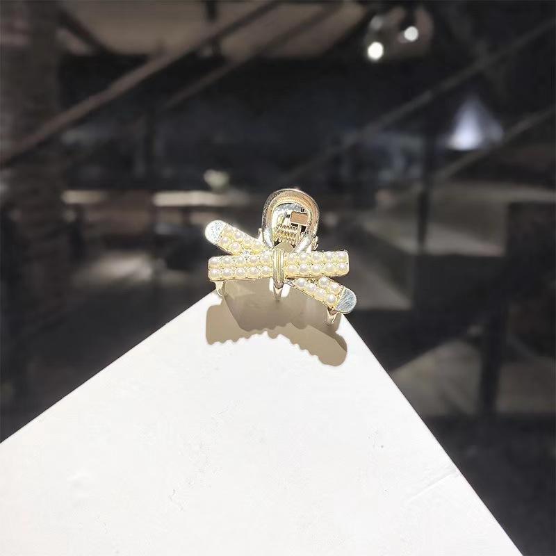Mini Pearl Diamantový dráp do vlasů Ženy Dívčí Retro kamínková květina Spona na krabí dráp Malé sponky do vlasů Vlasové doplňky Krabí dívka