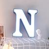 Plastic LED 26 English Alphabet Night Lamp Letter Shape Decoration Light for Birthday Propose