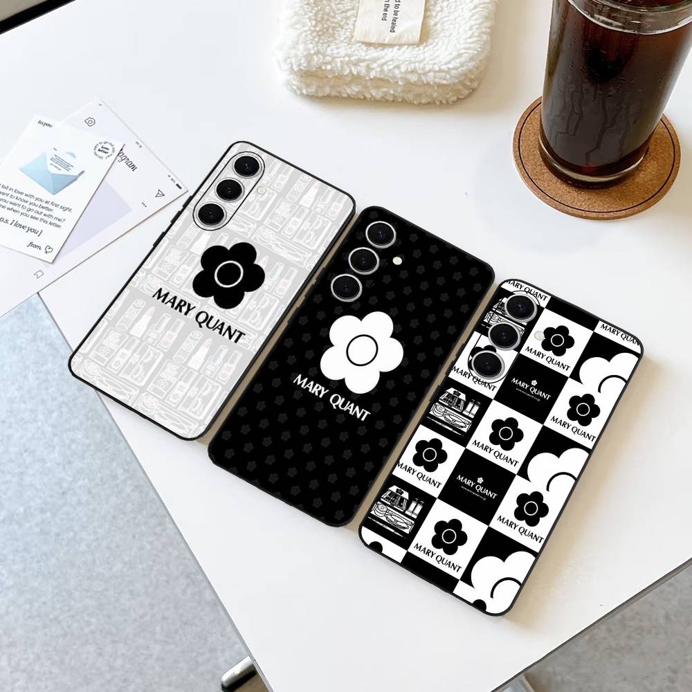 Fashion M-Mary-Q-Quants Phone Case For Samsung S 20 21 22 23 lite plus ultra Clear Mobile Cover Funda