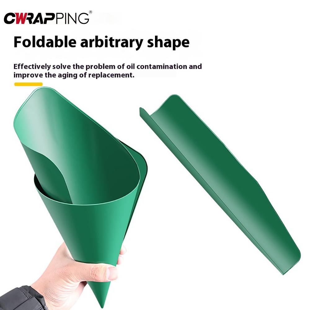 Flexible Oil Guide Plate Foldable Car Funnel Motorcycle Engine Oil Gasoline Filling Tools Durable for Motorcycle Car Accessories