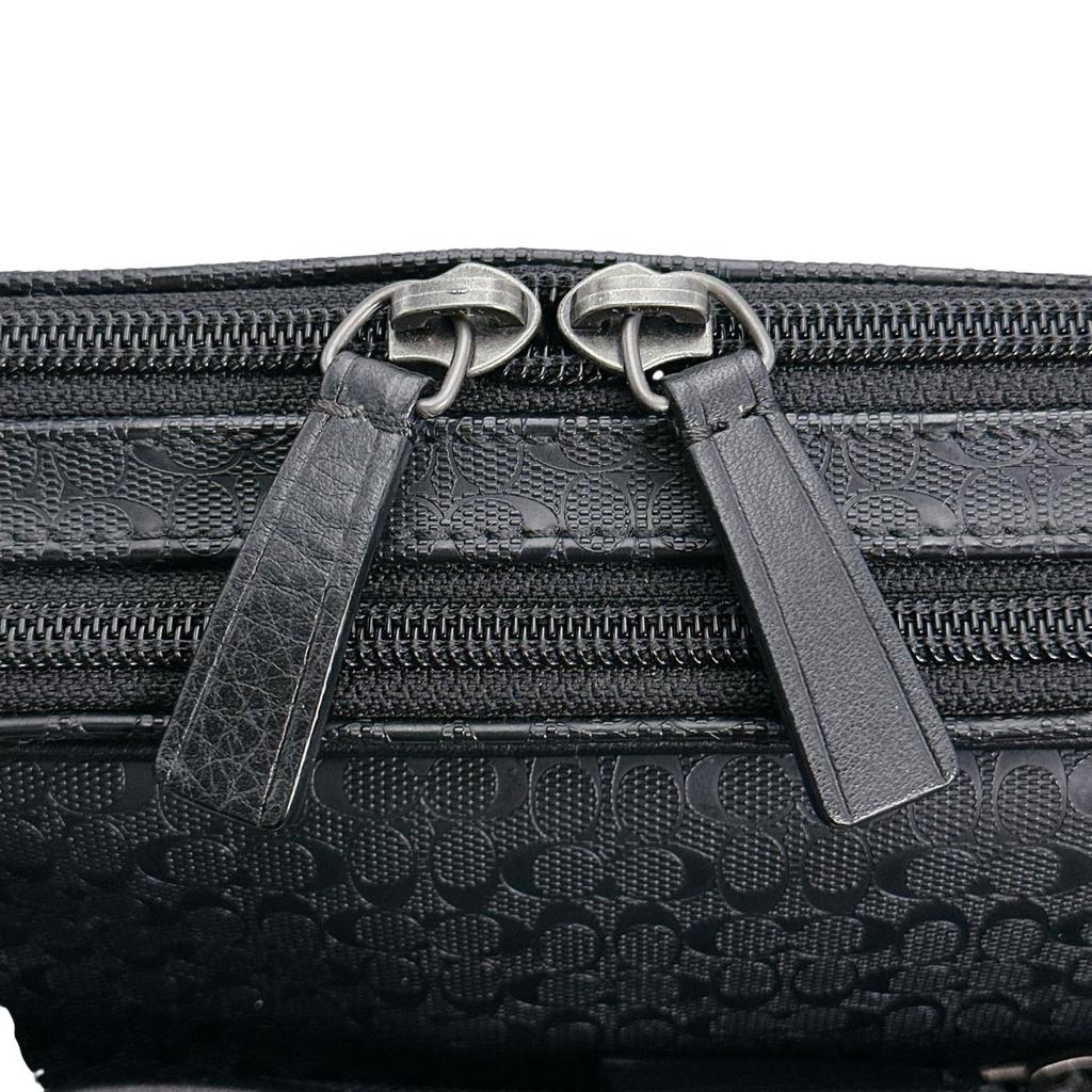 COACH Business back Business bag PVC black mens A1469-F70766 Used