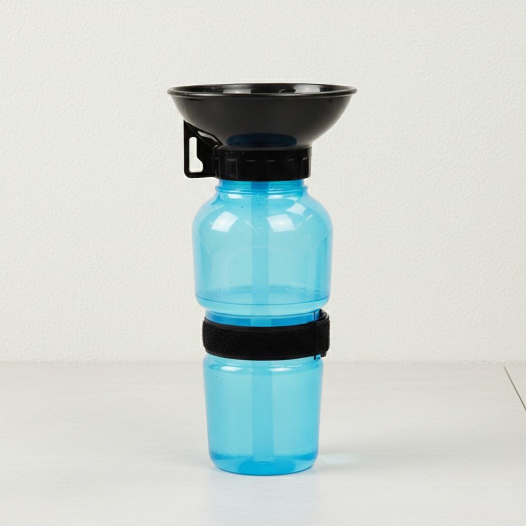 

Portable Outdoor Dog Water Bottle Pet Travel Feeder Hiking Camping Supplies Dog Drinking Cup синий