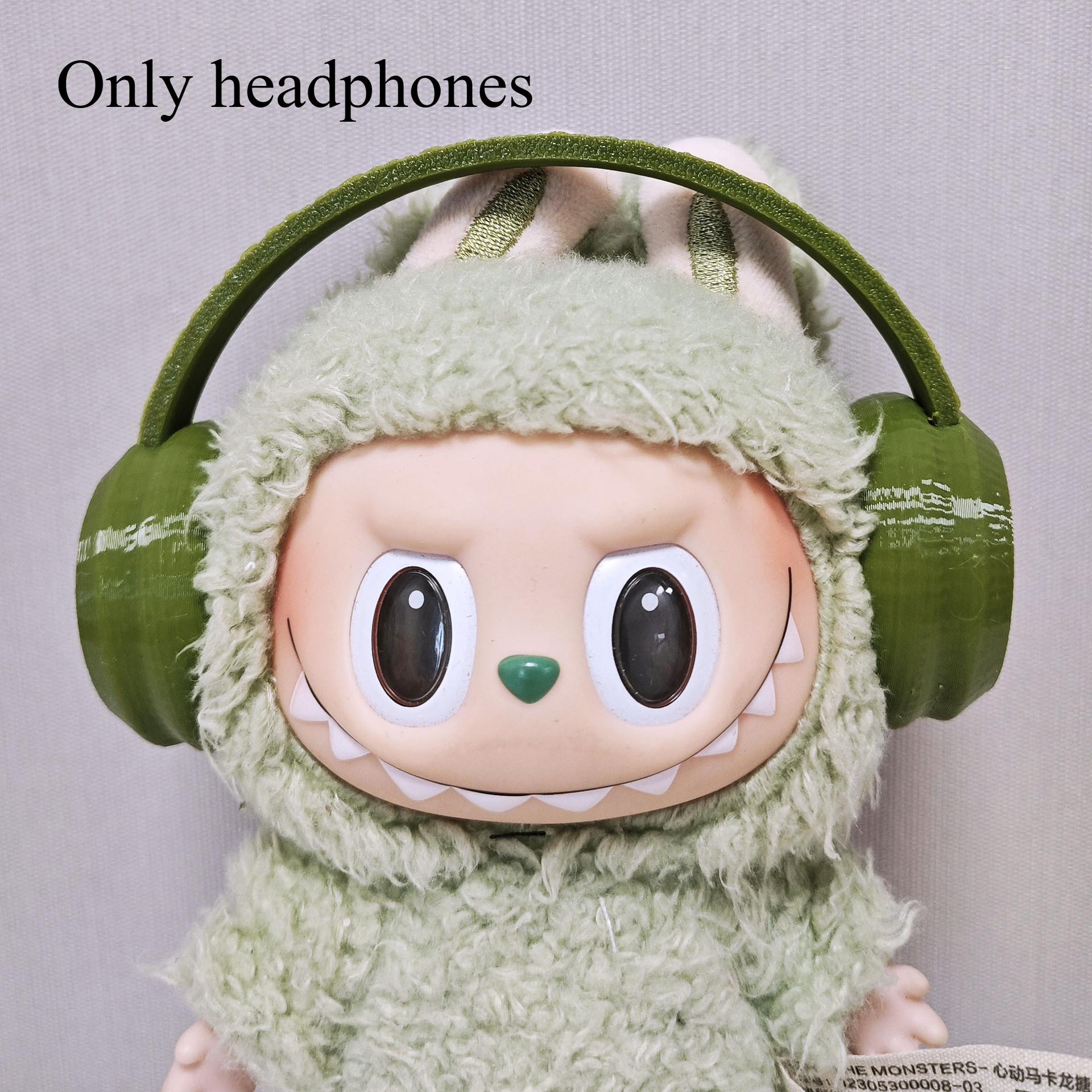 

Labubu New Jing m Baby Clothes Fisherman Hat Overalls T-shirt Suit Fashion Doll Clothes Labubu doll clothes