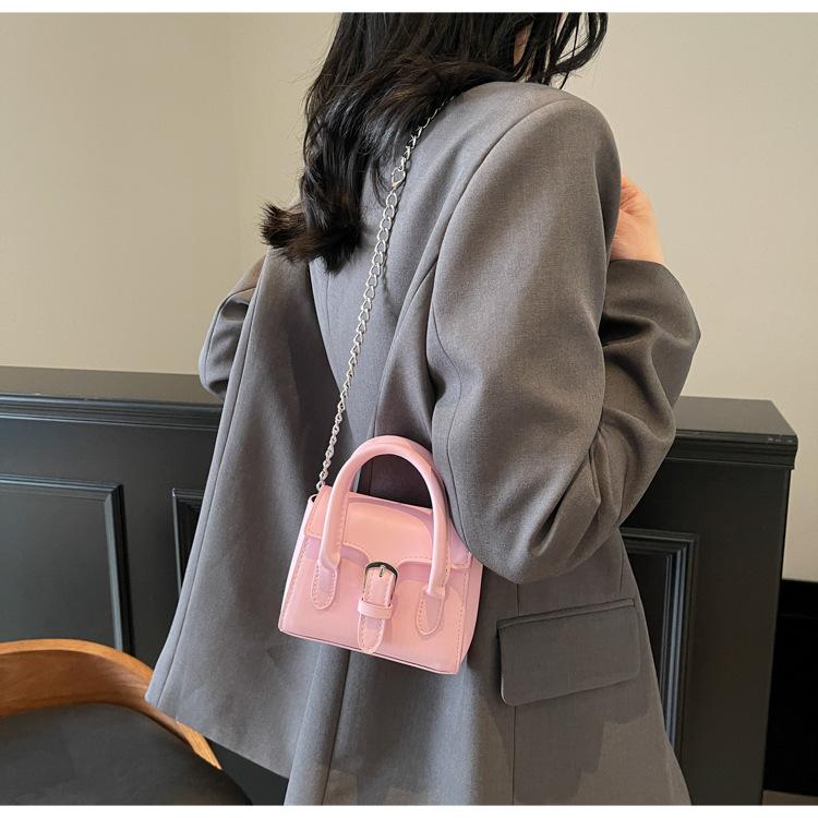 Premium bag women's bag fashion lock single shoulder handbag foreign style versatile messenger small square bag