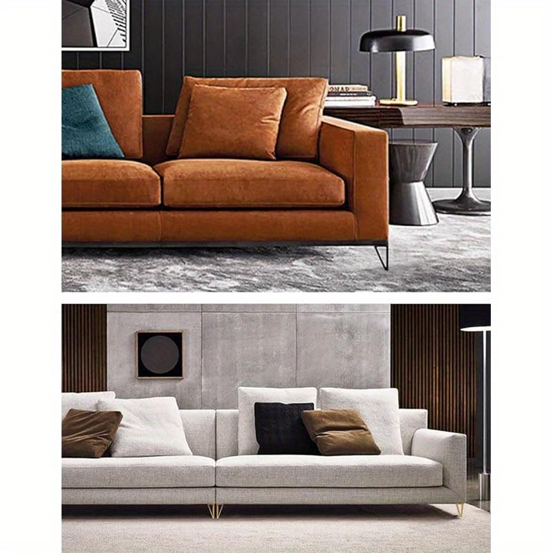 4 Stück Möbelbeine Hochbelastbare Metallmöbelfüße Sofa-/Schrank-/Tischbeine