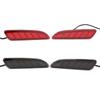 2PCS Car LED Reflector Light For Toyota Corolla Cross 2020 2021 2022 Rear Fog Lamp Bumper Brake Light Dynamic Turn Signal