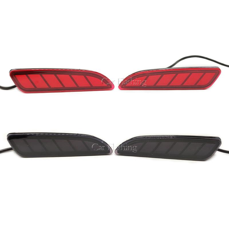 2PCS Car LED Reflector Light For Toyota Corolla Cross 2020 2021 2022 Rear Fog Lamp Bumper Brake Light Dynamic Turn Signal