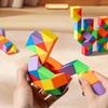 Dingsheng 24 a 36 48 60 72 Segmentů Kouzelné Pravítko Had vícebarevné 3D puzzle Fidget hra Fidge Kostka Twist Transformovatelná Dětské Puzzle