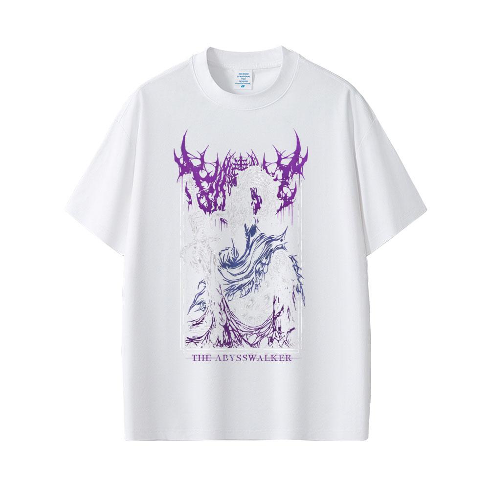 Game Dark Souls Artorias The Abysswalker Graphic Tshirt Men Women Vintage Gothic Rock Tshirts Mens Punk Oversized T Shirts