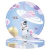 Light Blue Planet Party Disposable Tableware Set Rocket Planet Outer Space Plates Happy Kids Space Theme Birthday Party Decor