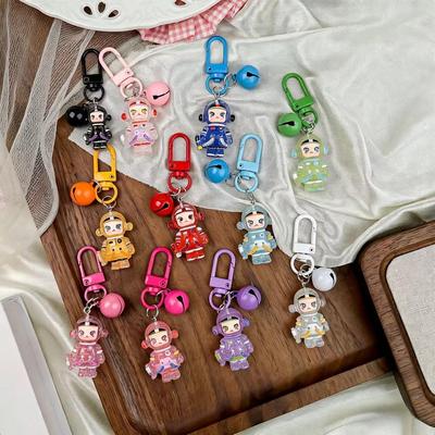 Luminous Resin Astronaut Matryoshka Keychain - Perfect Gift for Students, Friends, or Couples