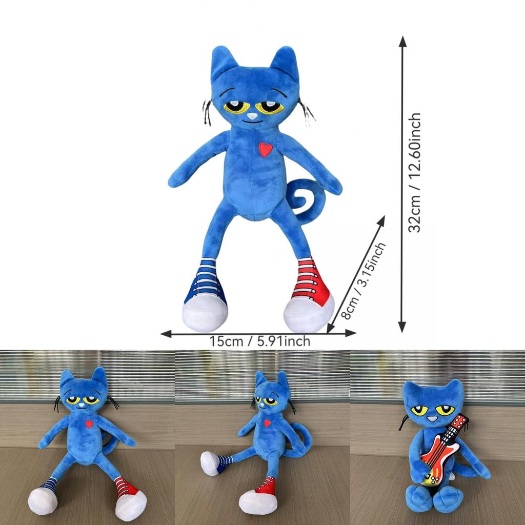 Pete Die Katze Stofftier Handpuppe Für Früherziehung Kinder Und Geschenkidee