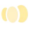 Acrylic Mirror Wall Sticker Sun Half Moon Shape Decorative Background Decal for Home Use