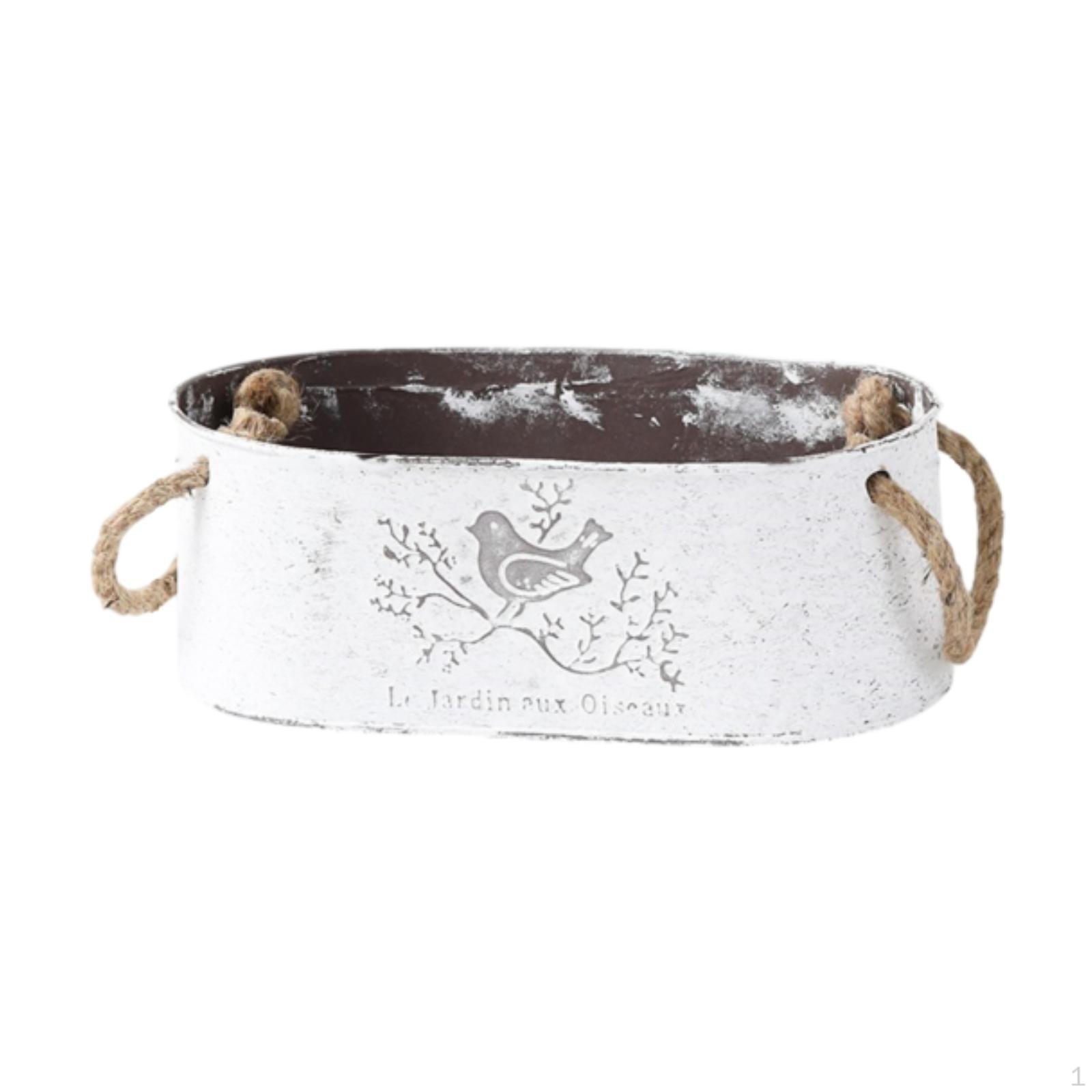 

Контейнер с ручкой для растений Home Decor 24x13x9cm