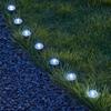 30Pcs Solar Ground Lights, Waterproof Garden Disk Lights, Solar Powered Pathway Lights, In-Ground Landscape Lighting for Lawn Patio Garden Walkway