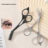 Ögonbrynstrimmer Sax med Kam, Ögonbrynssax för Kvinnor, Rostfritt Stål Precisionsögonbrynsklippare Hårborttagning Sminkverktyg