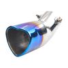 Exhaust Tube Anti-oxidizing Rustproof Straight Heart Shaped Universal Car Exhaust Muffler
