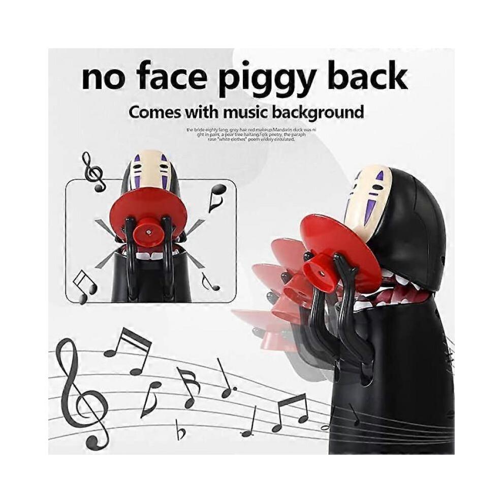 Spirited Away Faceless Man Piggy Bank Kaonashi Swallow Money Toy Automatic Eat Coin Bank Hayao Miyazaki Doll Children's Gift