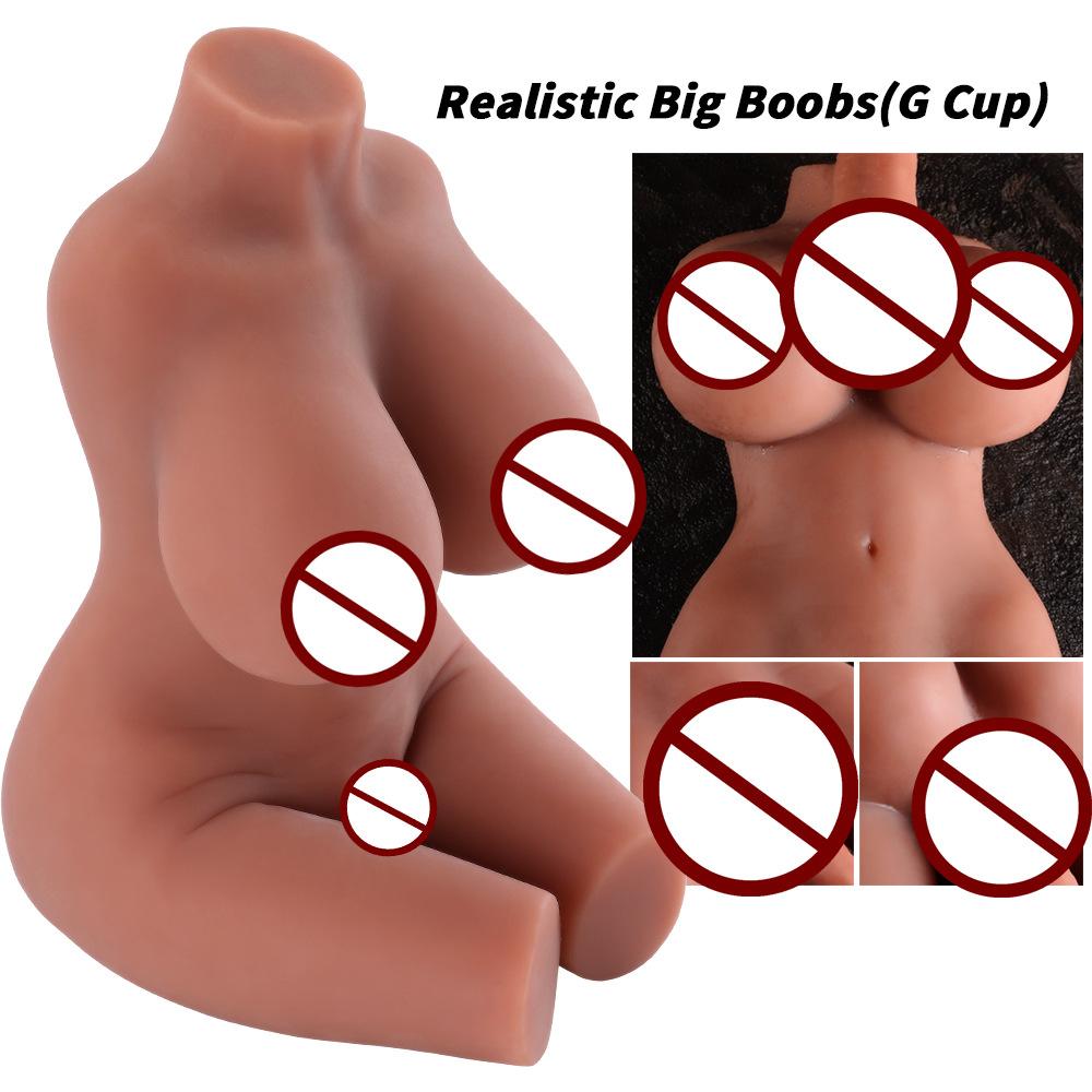 Artificial Vagina for Masturbation Sex Doll Big Boobs & Soft Ass, Sex Dolls for Men Realistic Textured Vaginal Dual Tunnel