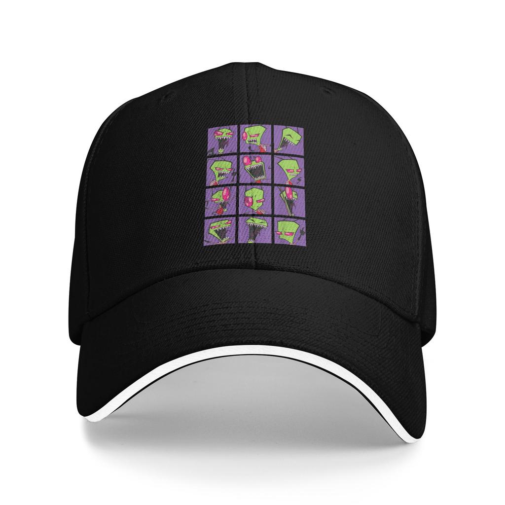 Dog Gir Invader Zim Baseball Caps Fashion Cartoon Sandwich Caps Unisex Women Adjustable Dad Hat Running Golf