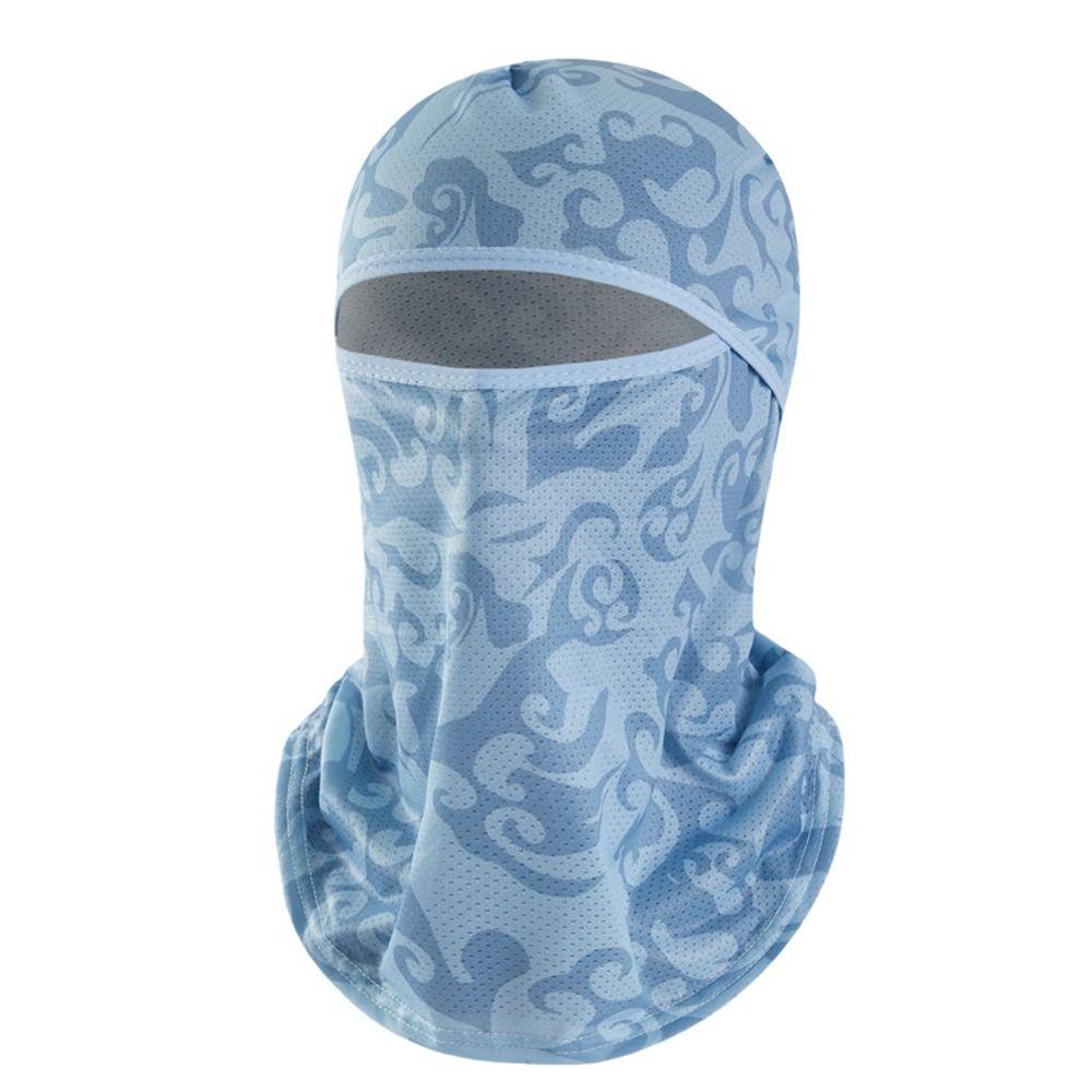 Ice Silk Full Face Cap Quick Dry Face Cover Headwear Fashion Bandana Hood  Summer