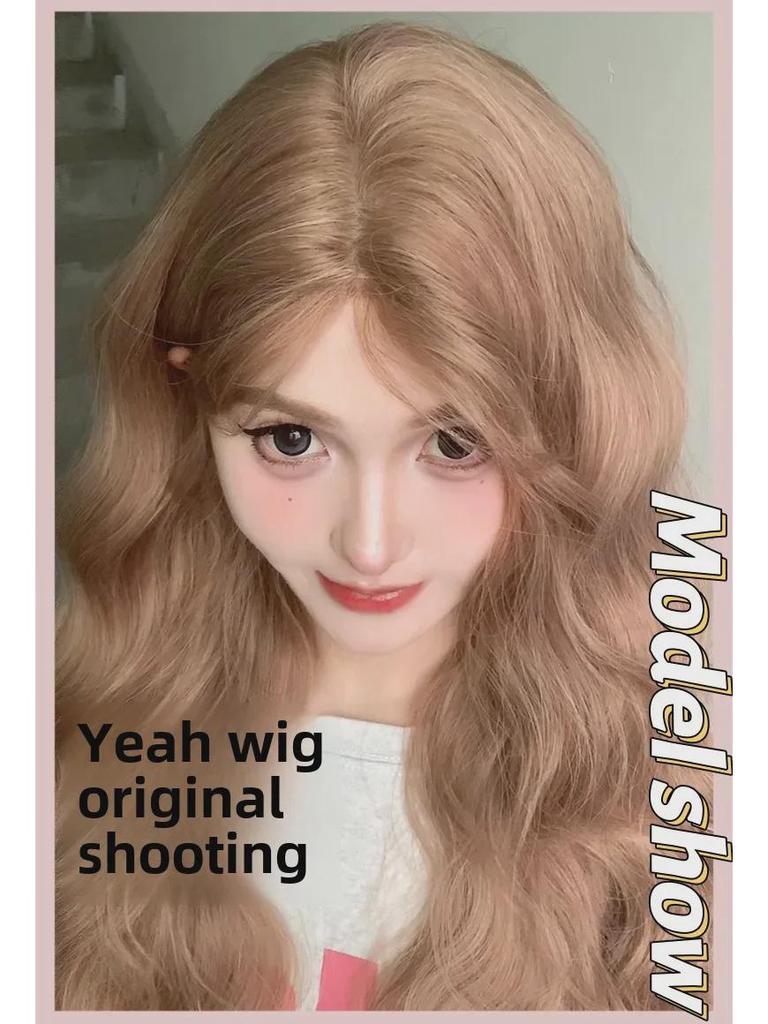 Yeye Summer Lace Wig: Natural-Looking Middle Part Long Curly Hair