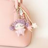Stuffed Cartoon Bag Pendant Plush Ball Bag Charm Lovely Little Girl Keychain  Schoolbag Decorations