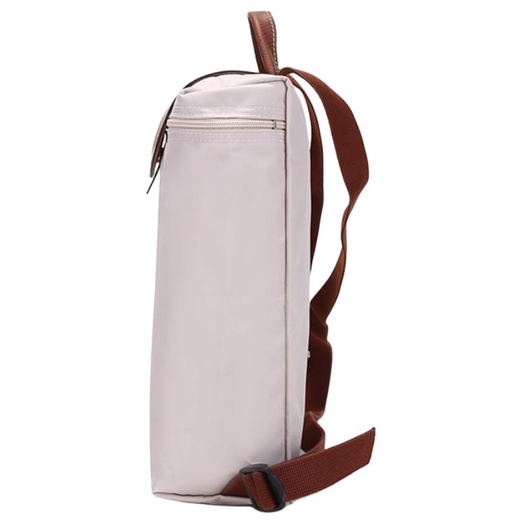 Longchamp Le Pliage 26 Foldable Zipper Closure Leather Backpack Women Backpack Paper-Color 1699089555
