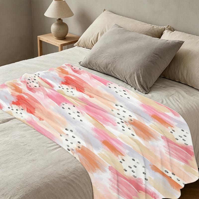 Lightweight Flannel Blanket Soft, Warm, Vibrant, Portable, Versatile for Home, Couch Naps, Car & Holidays (Halloween, Xmas)