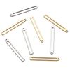 5/10Pcs 4*34.5mm Stainless Steel Hollow Rectangle Frame Charms Pendants for Earrings Necklace DIY Jewelry Making Wholesale