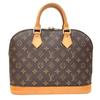 Used Louis Vuitton Monogram Alma PM M51130 Bag Canvas Brown Authentic
