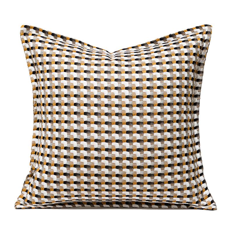 Luxury Inspired Woven Leather Pillow Cover, Nordic Style, Cushion, No Filling 45x45cm