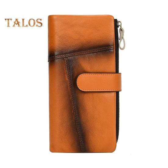 

Мужской кошелек из искусственной кожи, 18 отделений для карт, 4 отделения для наличных, 2 кармана на молнии, отделения для фотографий, защита RFID, водонепроницаемый кошелек-органайзер для отца коричневый