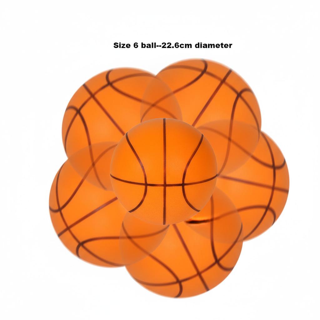 Indoor Silent Weighted Basketball for Kids & Adults - Custom Logo Option