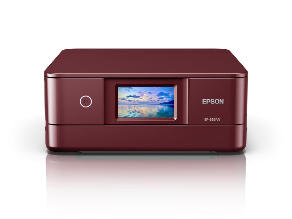 Epson Drucker A4 Tintenstrahl-Multifunktionsdrucker Colorio Rot EP-886AR (rot)
