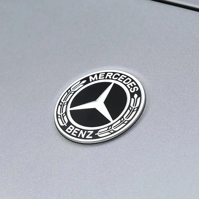 Bilklistremerke 57 mm Bilpanseremblem Merke Panseremblem Klistremerker For Mercedes Benz Brabus AMG W124 W140 W163 W202 W203 W204 W210 W2
