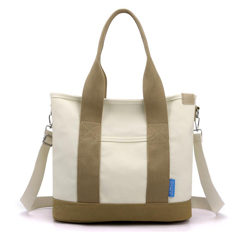 Thickened, Large-capacity Japanese-style Canvas Tote Bag, Fashionable, Versatile, Casual Crossbody Bag, Multi-functional Commuter Bag.
