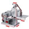 DIY Belt Sander Desktop Grinder Polishing Grinding Sharpening Machine Mini Buffer Electric Angle Grinder With 10 Belts New