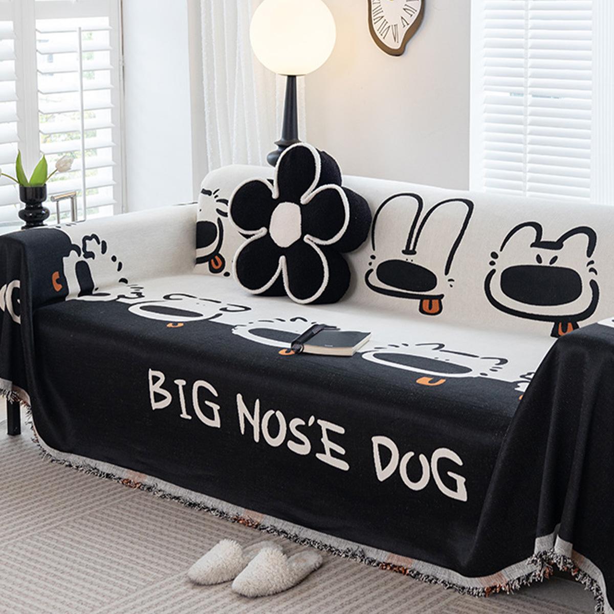 

Полотенце для дивана с мультяшным рисунком, синельное нецарапающееся диванное кресло, светильник, роскошный высококачественный чехол для дивана, тканевый чехол для дивана 180*130cm