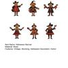 2 Pcs Halloween Vintage Bunting Banner Wooden Witch Pumpkin Scarecrow Hanging Banner Garland for Halloween Party Horror Home Wall Decor