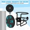 Yousheng Car Magnetic Cup Holder Rustproof Corrosion Resistant No Tools Required Easy To Install SUV Trucks Beverage Bottles Organizer Drink Holder