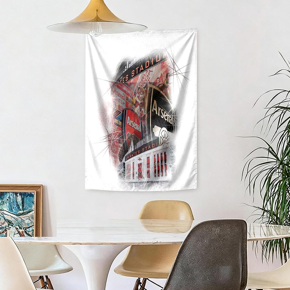 Arsenal Wall Decor Tapestry Art For Pet Memorial Birthdaywedding Party Backdrop Family Gift