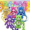 Carebears Rainbow Bear Plush Toy With Heart-shaped Backpack