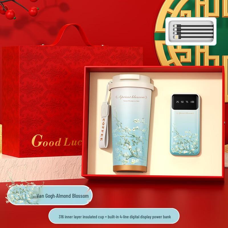 Набор: Кружка для кофе и Power Bank Shizukoo SZK-G582