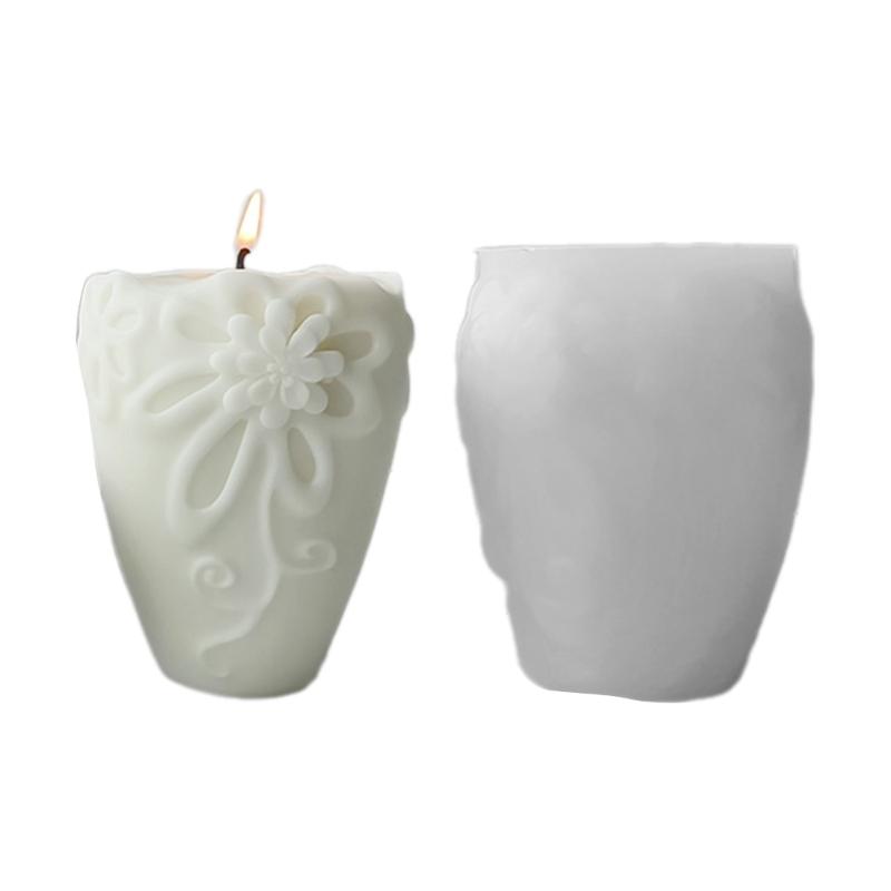 Silicone Soap Mold Silicone Candle Molds Hydrangea Flower Shape Clay Mould Silicone Soap Making Molds Silicone Texture