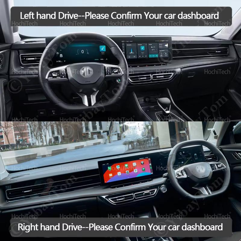Suede Leather Dashmat Dashboard Cover Protect Pad Black Dash Mat Car Accessories Sunshades for MG ALL-NEW NEW HS 2024 ~ 2025