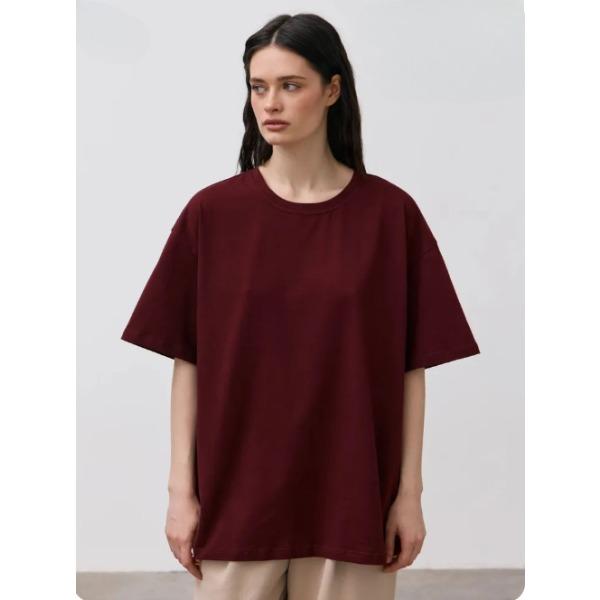 Summer Round Neck Solid Color Top Fashionable Casual Pure Cotton Short Sleeved Women's T-shirts