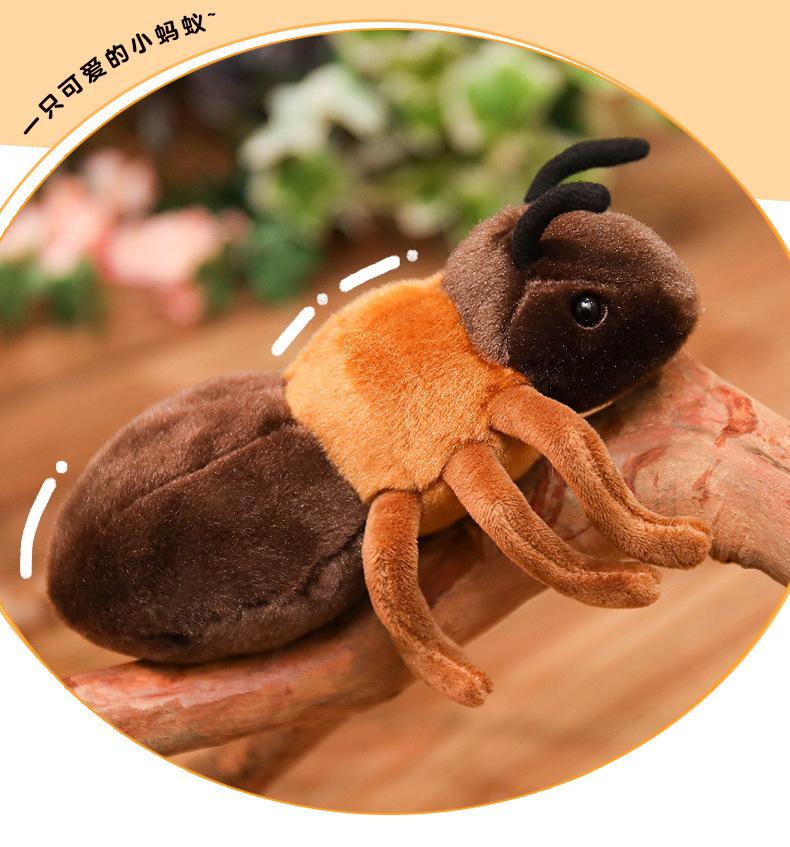 Adorable Sleepy Ant Plush Toy - Soothing Stuffed Animal Doll for Kindergarten