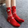 3Pairs/Set New Winter Warm Christmas Socks Deer Elk Xmas kawaii Xmas Socks for Women Girls New Year Gifts Stylish Sokken